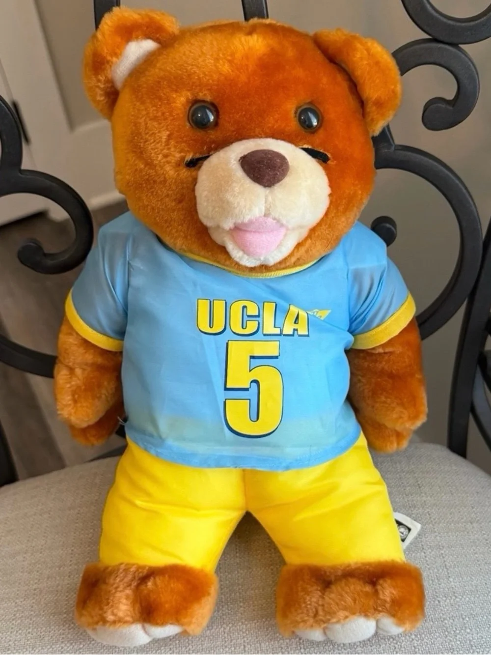Vintage UCLA Bruins Teddy Bear Plush #5 Officially Licensed NCAA Collectible